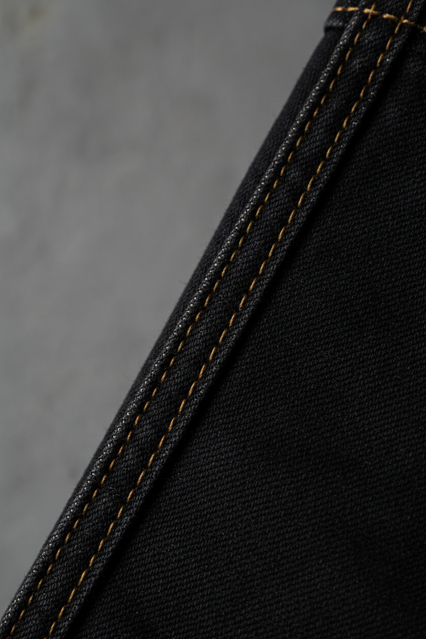 Slim-Fit Jeans in Black - Denim Detail